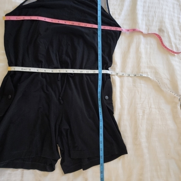 rag & bone lyocell/ silk combo sleeveless romper size 2 - Picture 3 of 7